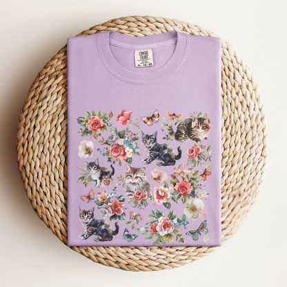 Cat Flower Tee