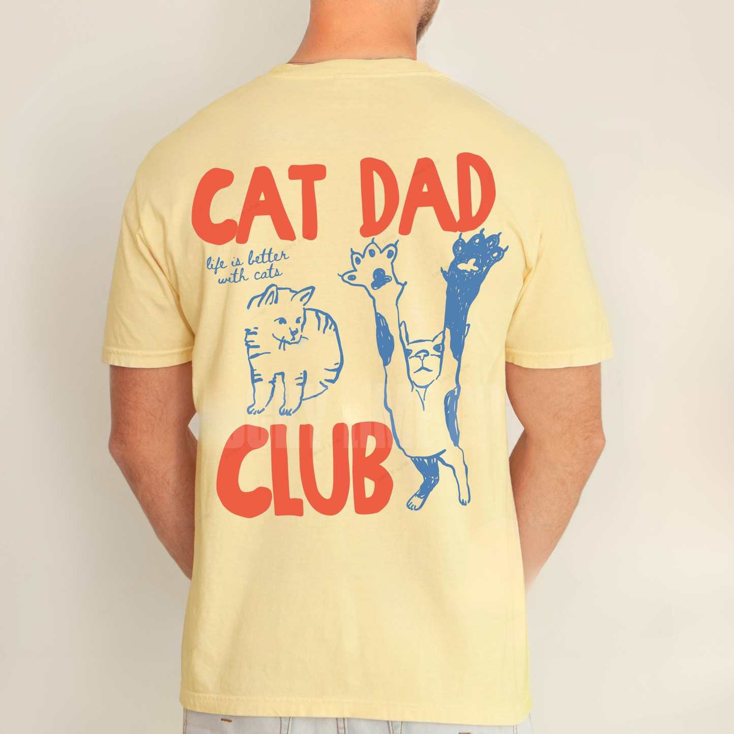 Cat Dad Club Tee
