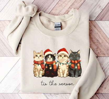 Cat Christmas SweatshIrt V4