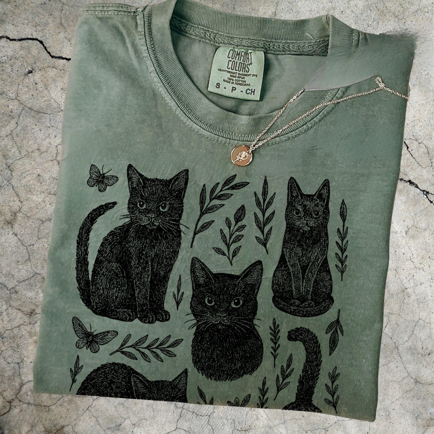 Vintage Black Cats Shirt
