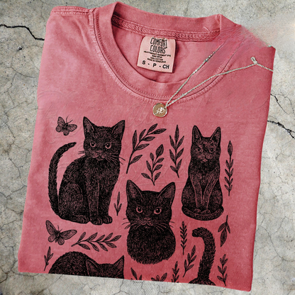 Vintage Black Cats Shirt
