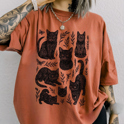 Vintage Black Cats Shirt