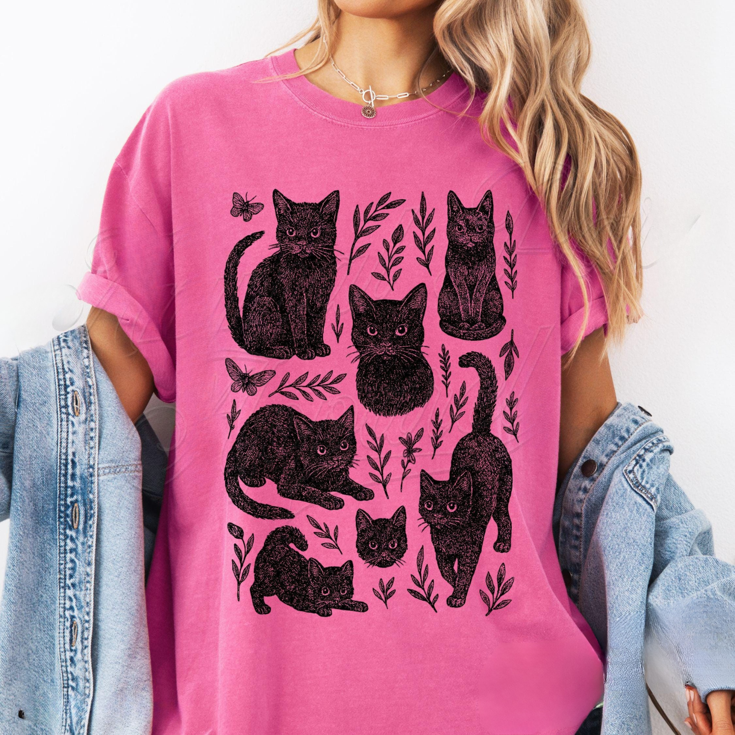 Vintage Black Cats Shirt