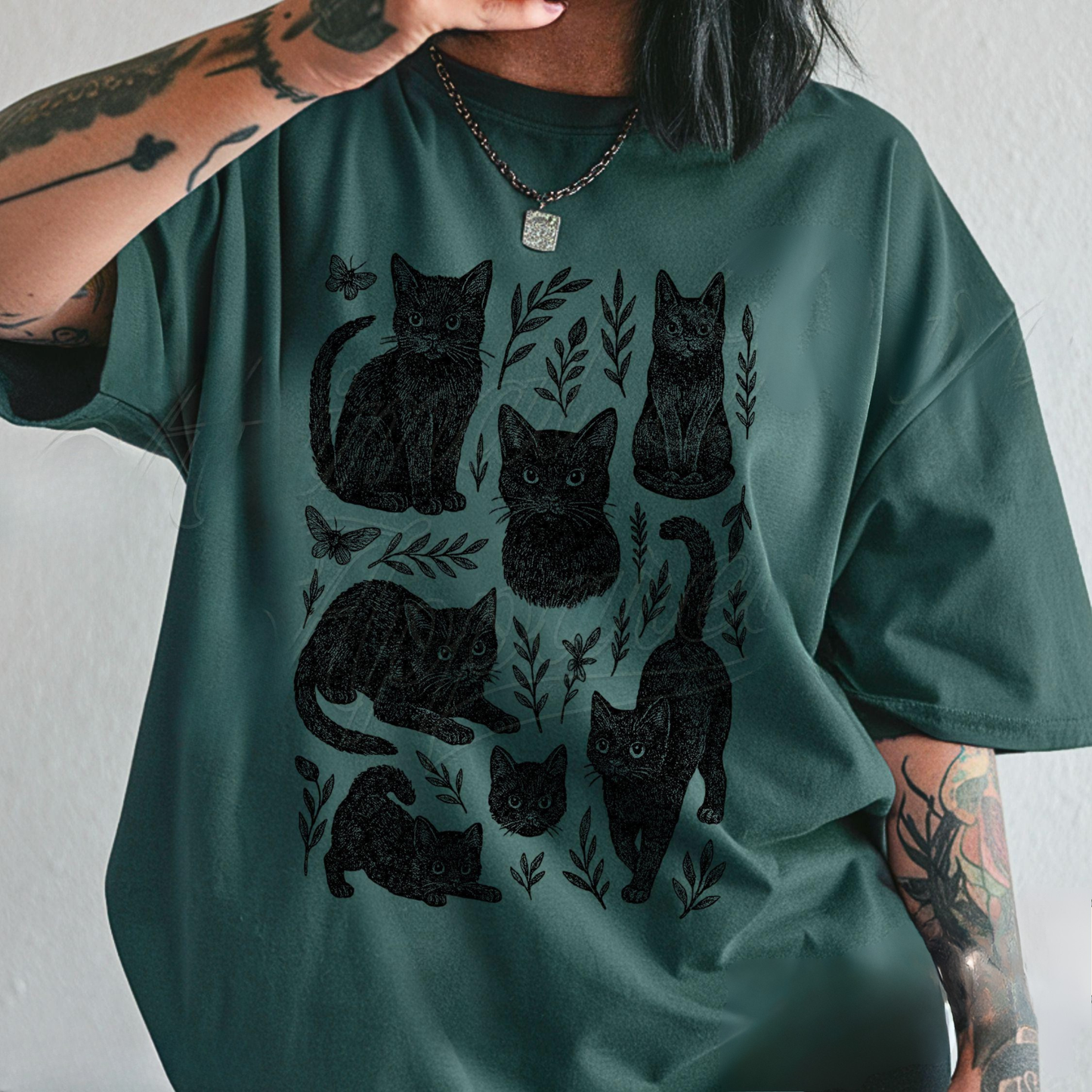 Vintage Black Cats Shirt