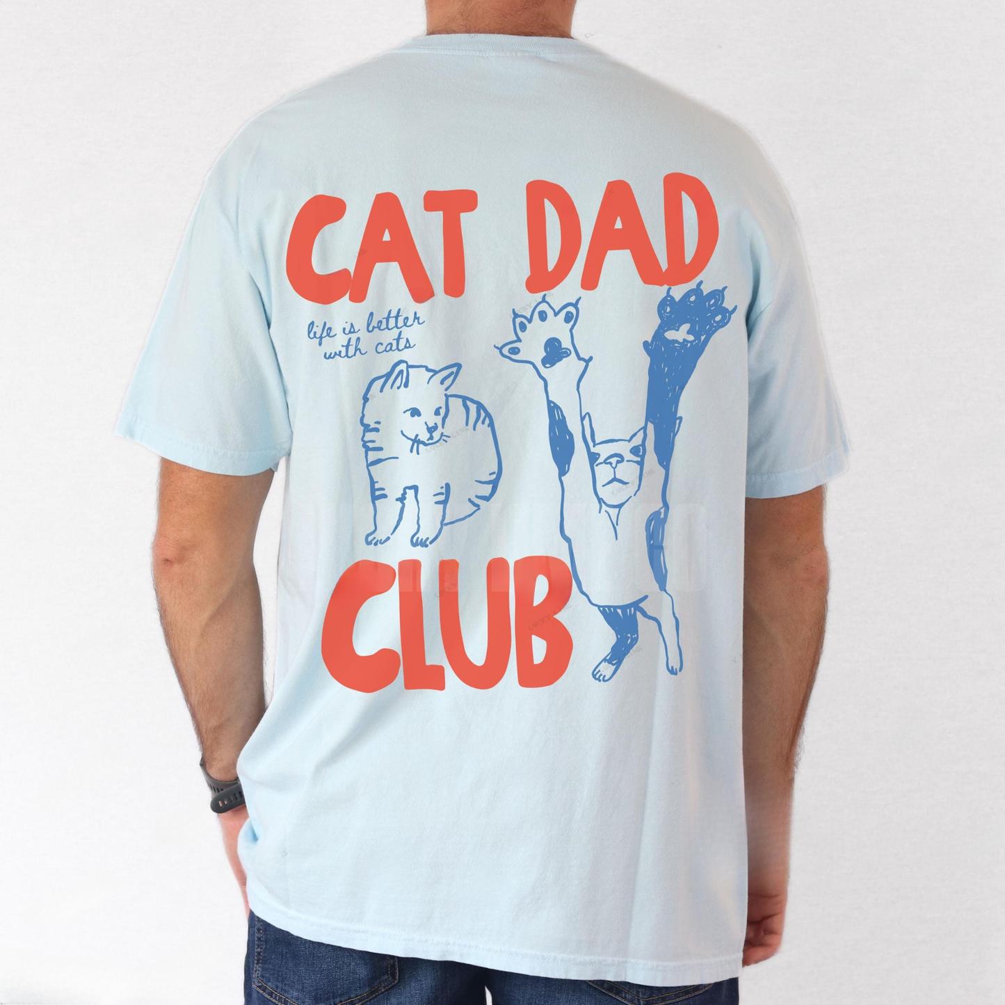 Cat Dad Club Tee