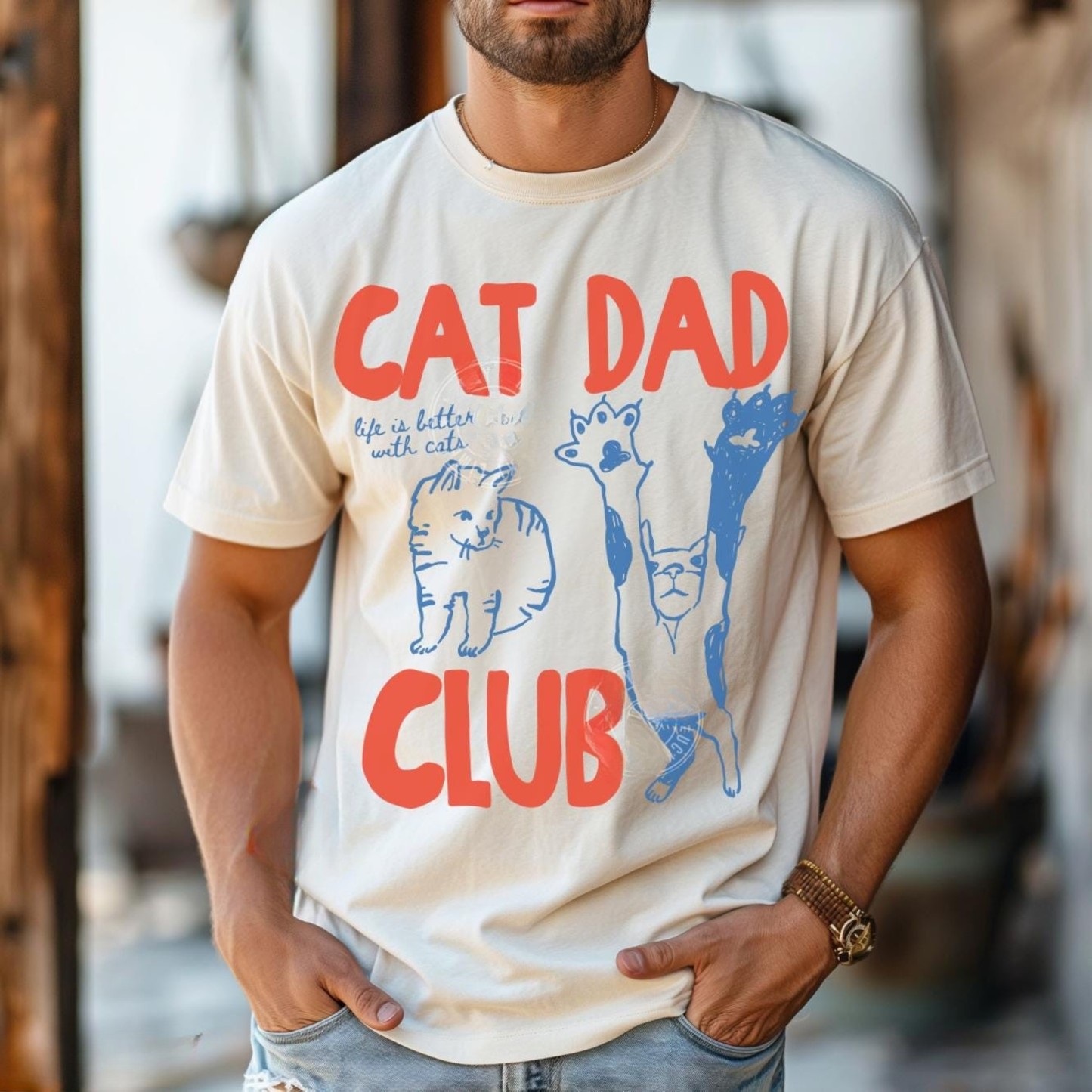 Cat Dad Shirt New