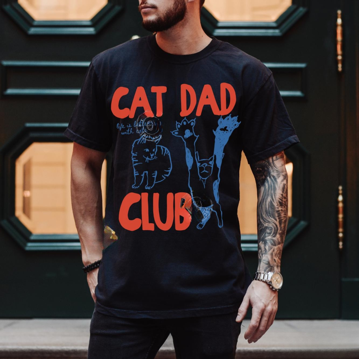 Cat Dad Shirt New