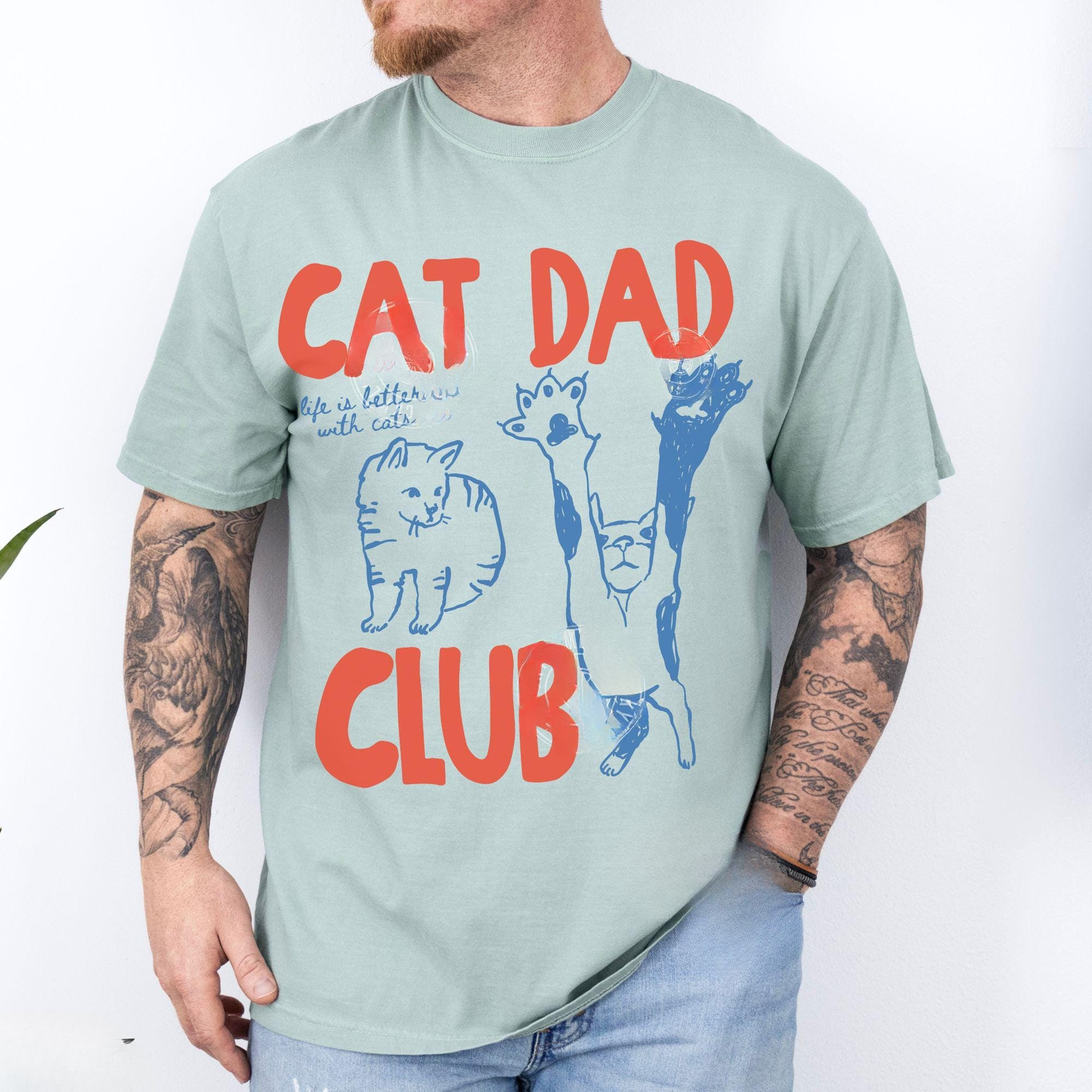 Cat Dad Shirt New