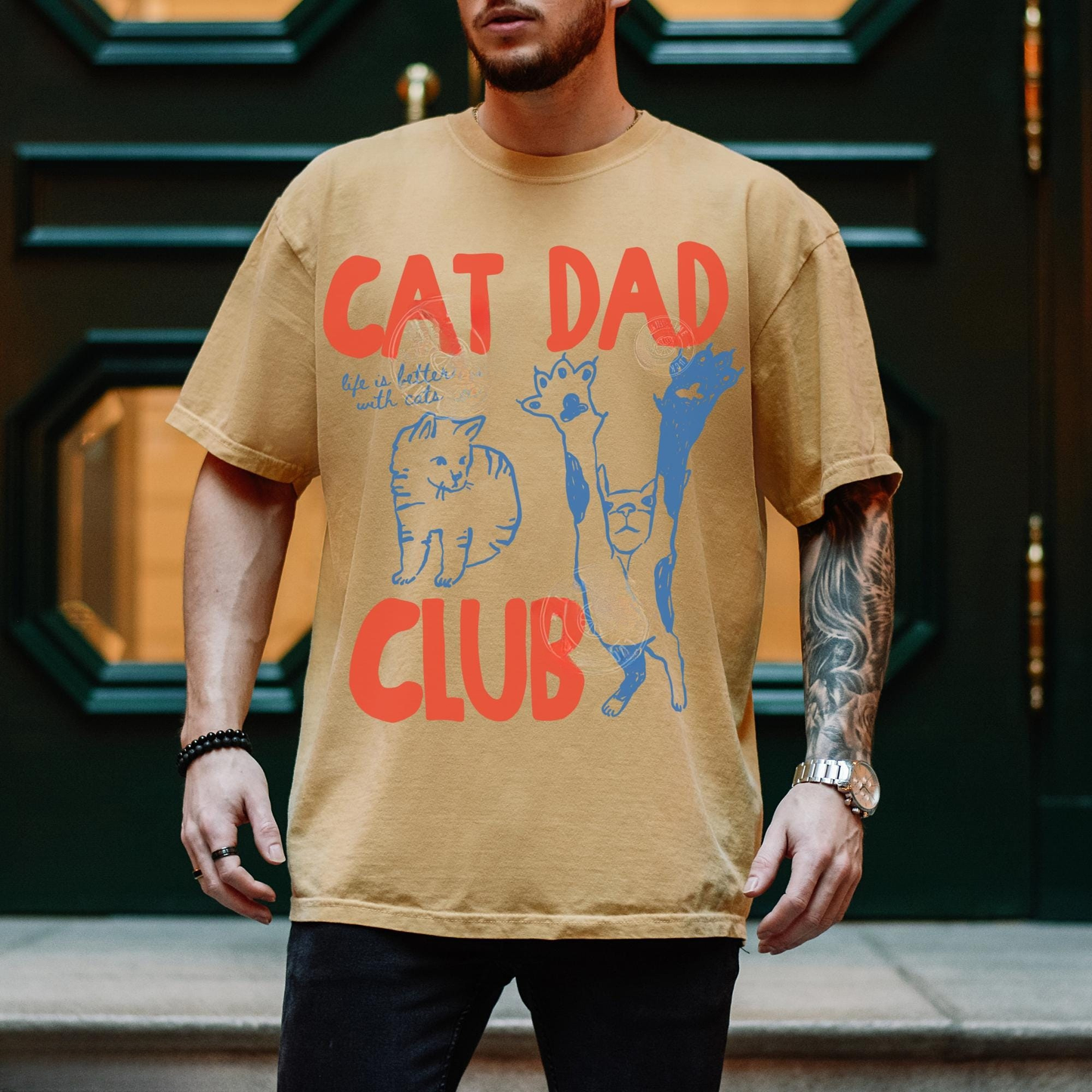 Cat Dad Shirt New