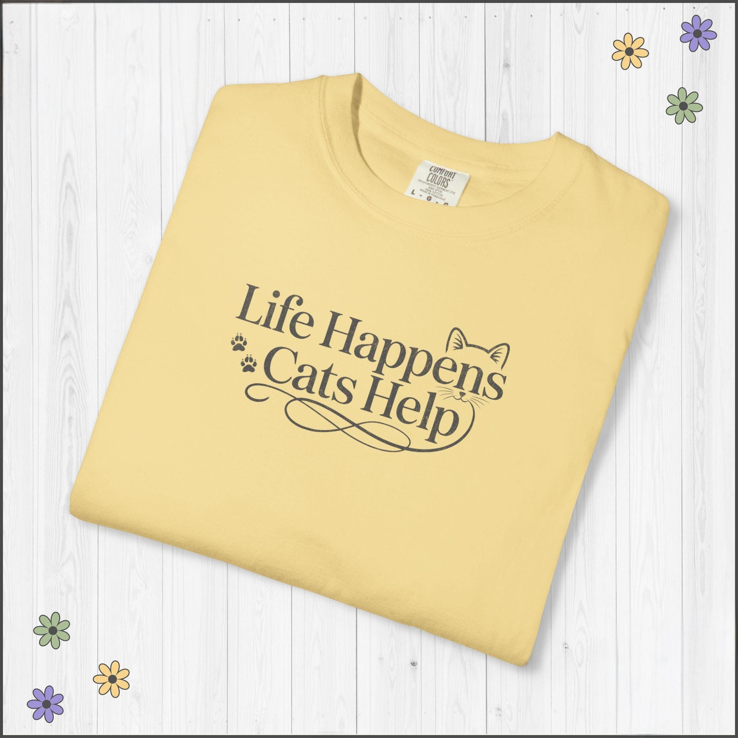 Life Happens Cats Tee