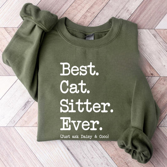 Best Cat Sitter Sweater