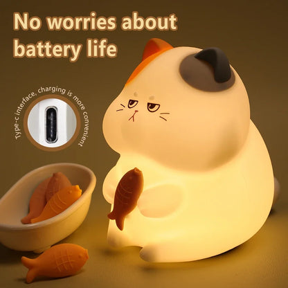 Fat Cat Night Light