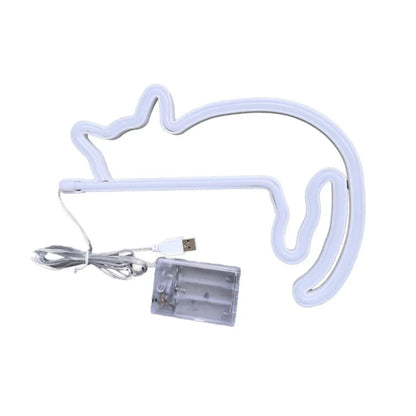 Cat LED Light Sign V2