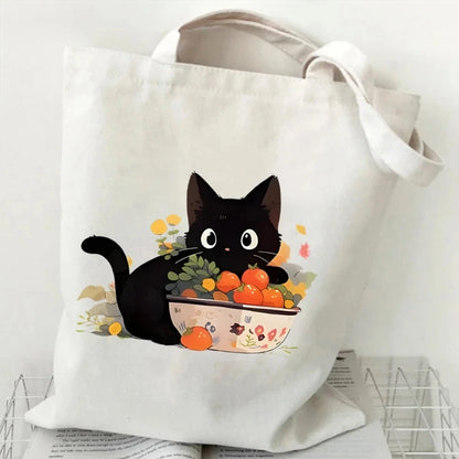 Cat's & Books Tote Bag