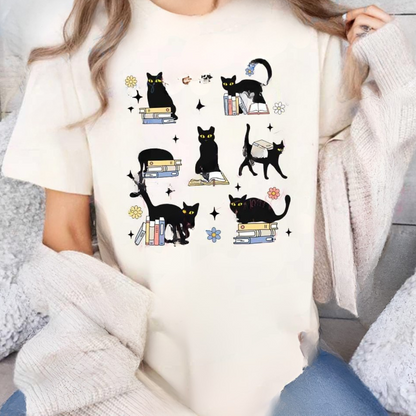 Cat's Books Tee