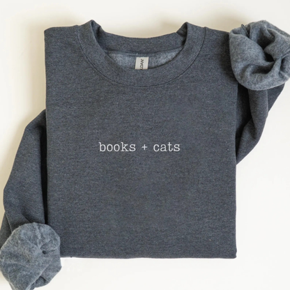 Books + Cats Sweeater