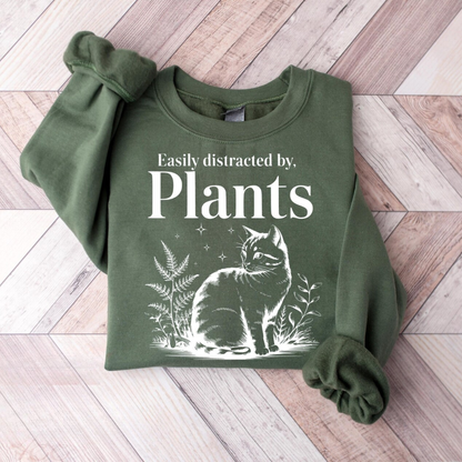 Easily Distracted By Plants Sweater