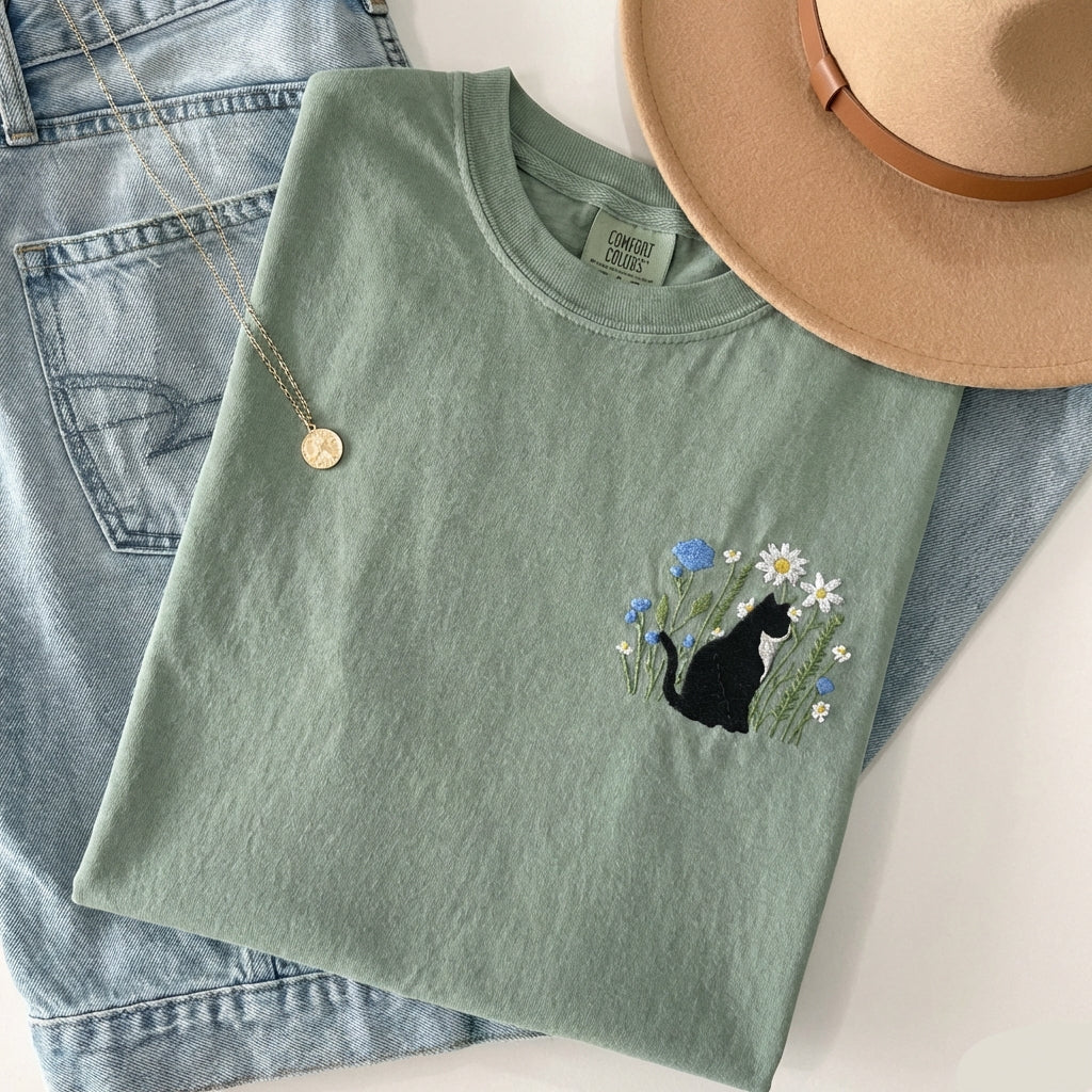 Flower Cat Tee V2