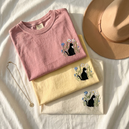 Flower Cat Tee V2