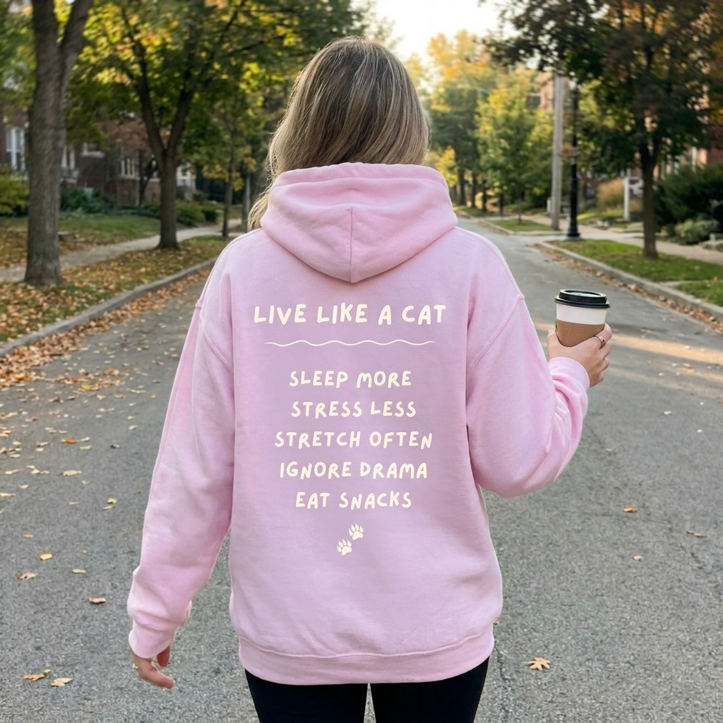Live Like a Cat Hoodie