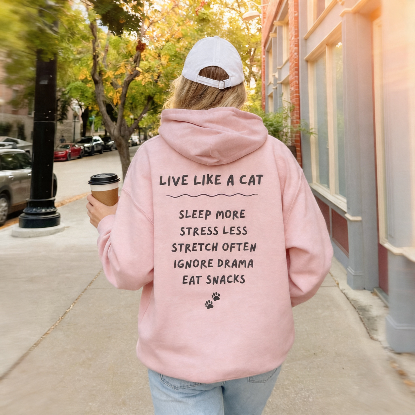 Live Like a Cat Hoodie