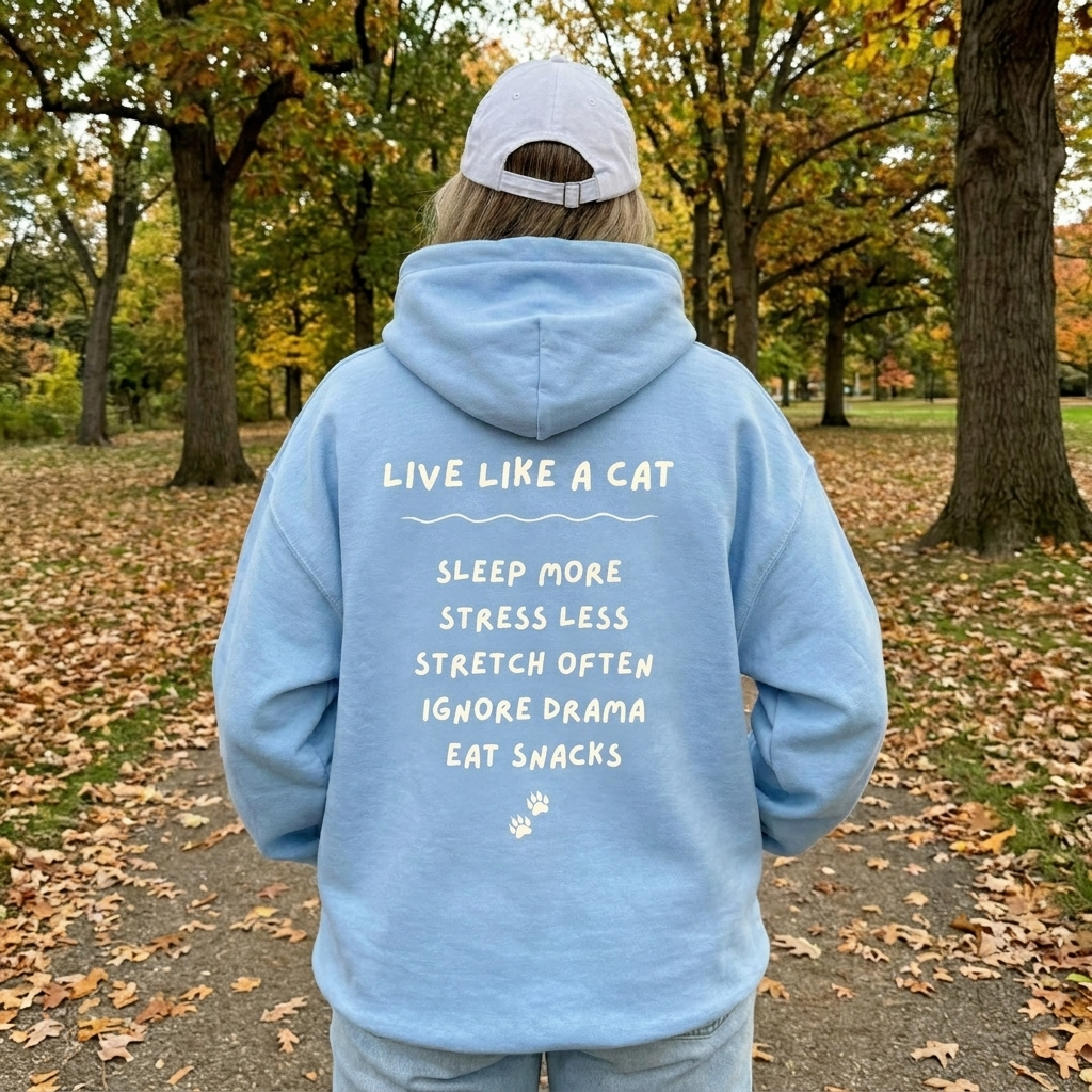 Live Like a Cat Hoodie