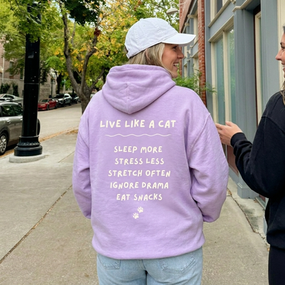 Live Like a Cat Hoodie