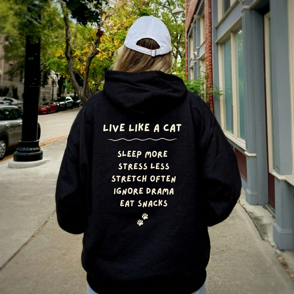 Live Like a Cat Hoodie