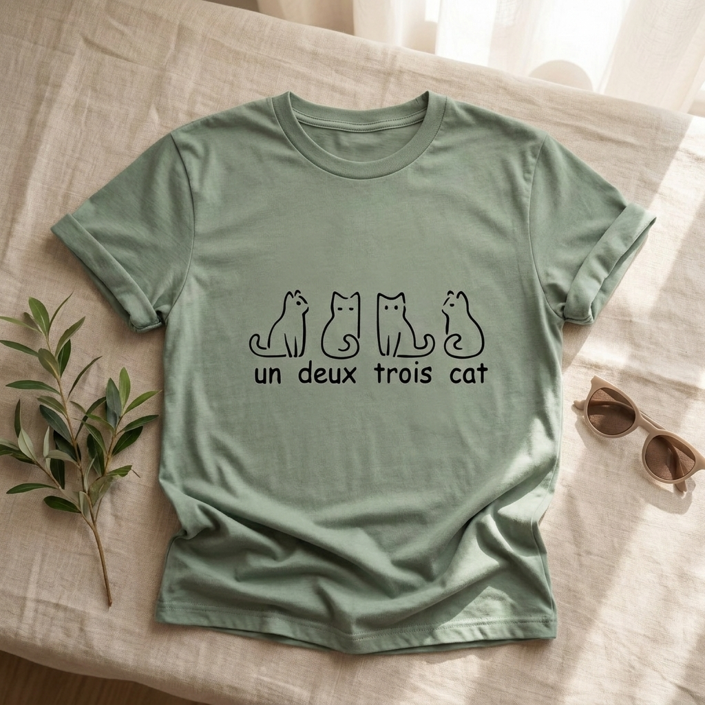 Un Deux Trois Cat Shirt