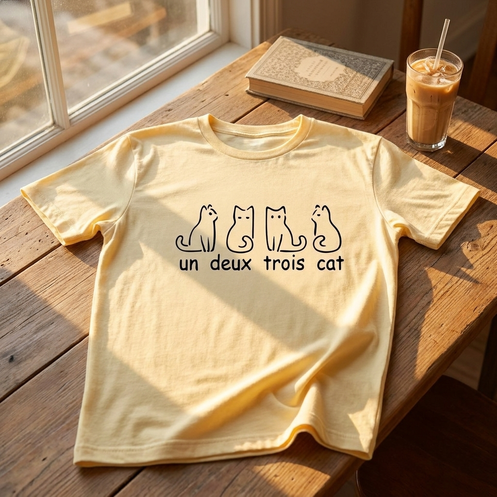 Un Deux Trois Cat Shirt