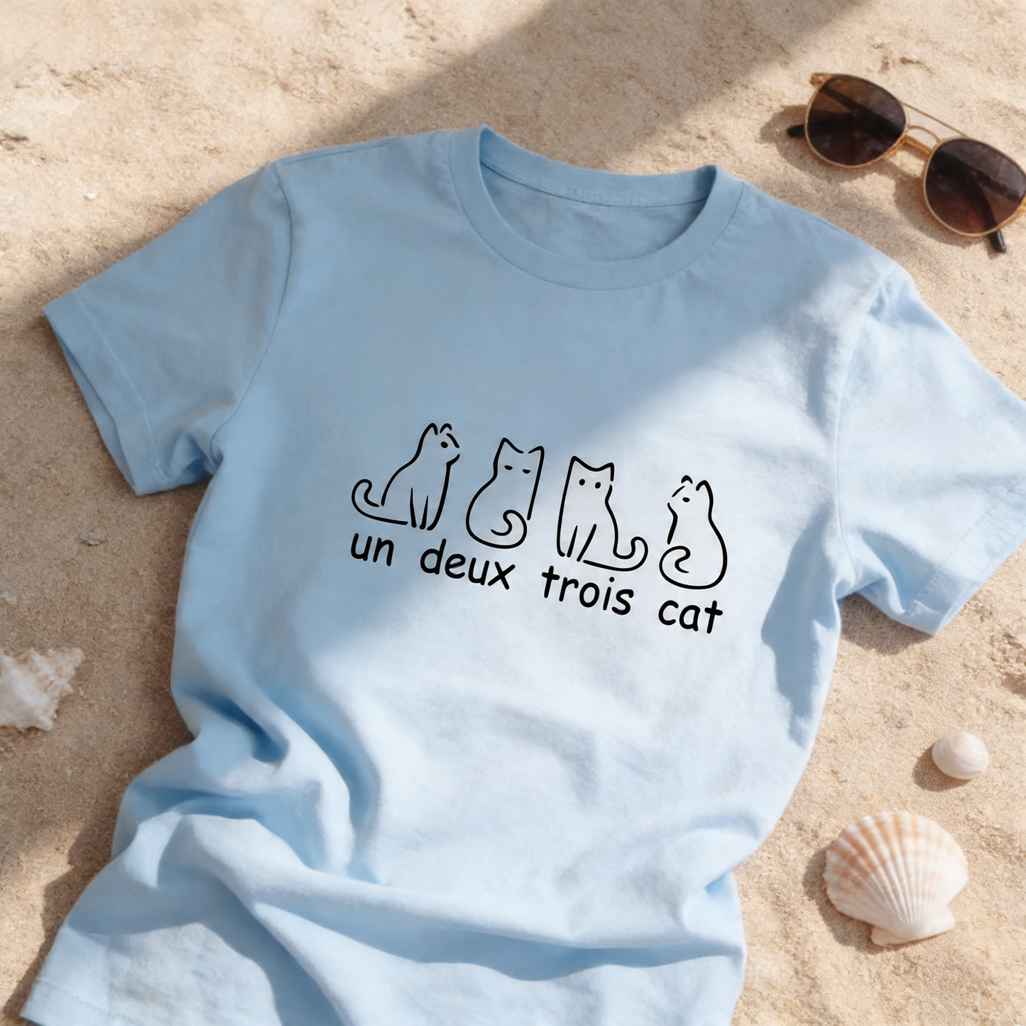 Un Deux Trois Cat Shirt
