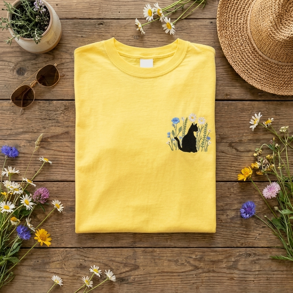 Flower Cat Tee V2
