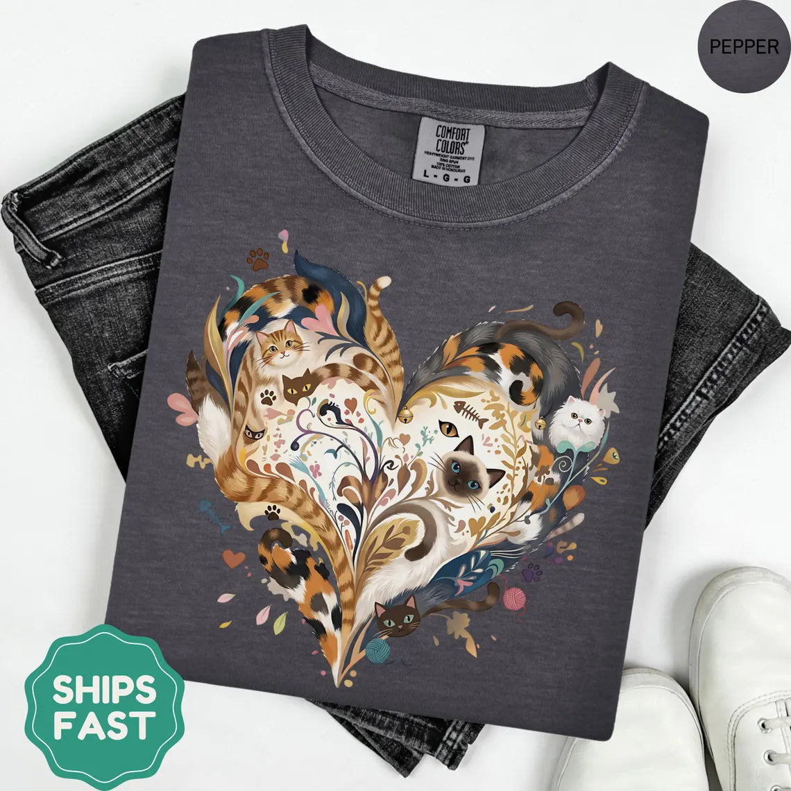 Cat Heart Shirt V2