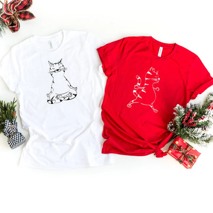 Cat Yoga Tee