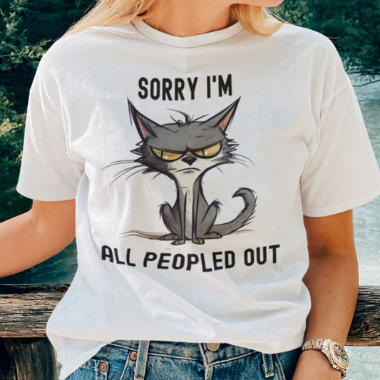 Sarcasm Cat Tee V2