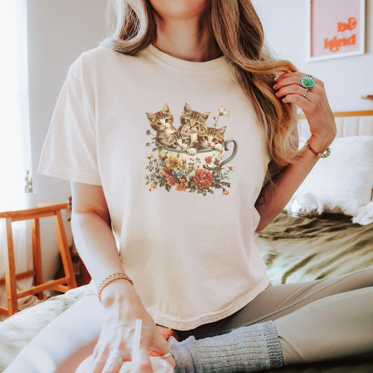 Retro Kitten Tee