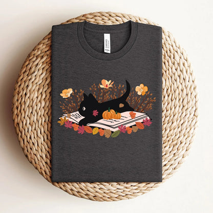 Cat Book Tee V4