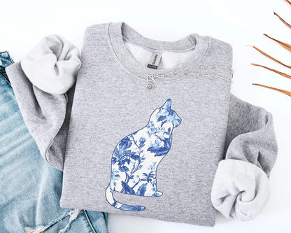Floral Cat Sweater