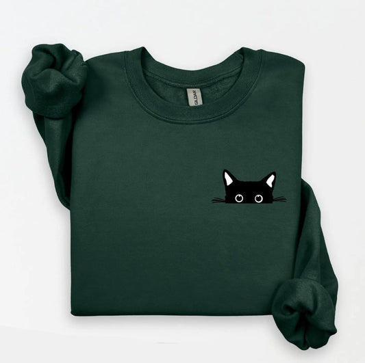 Peaking Cat Sweater