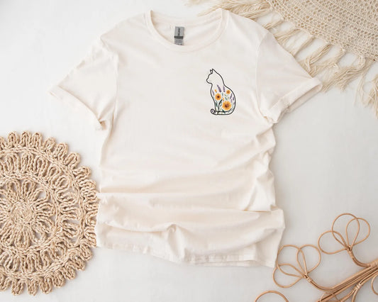 Flower Cat Tee V3