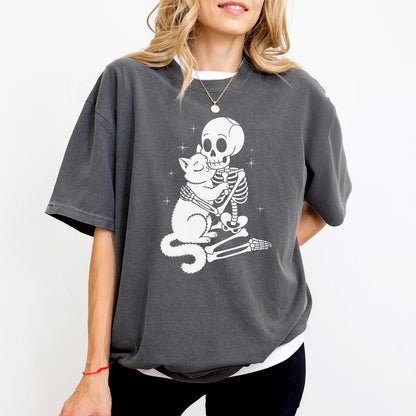 Cat Skeleton Tee