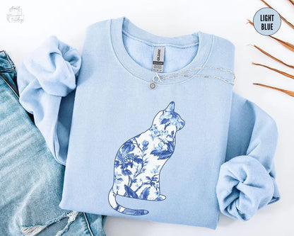 Floral Cat Sweater