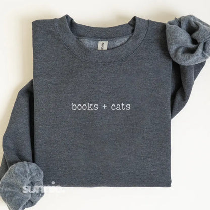 Books + Cats Typewriter Sweater