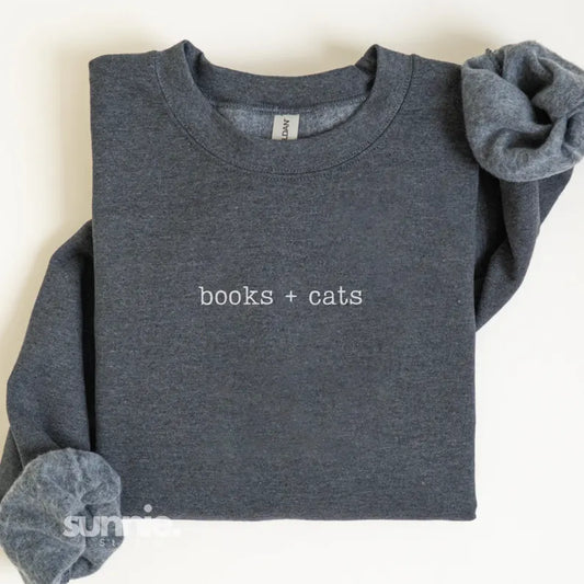 Books + Cats Typewriter Sweater