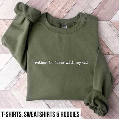 Rather Be Home Cat Sweater