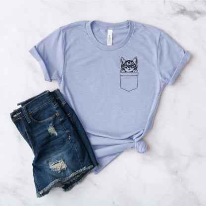 Cat Pocket Tee