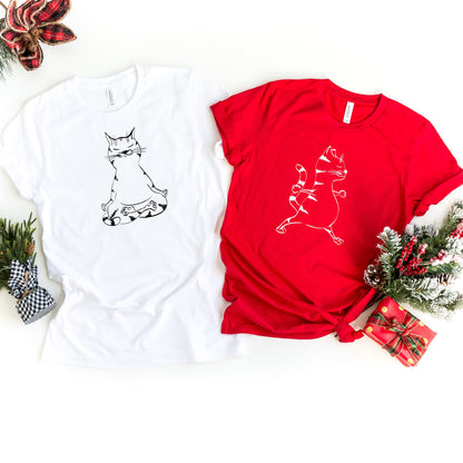 Cat Yoga Tee
