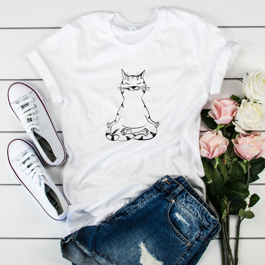 Cat Yoga Tee