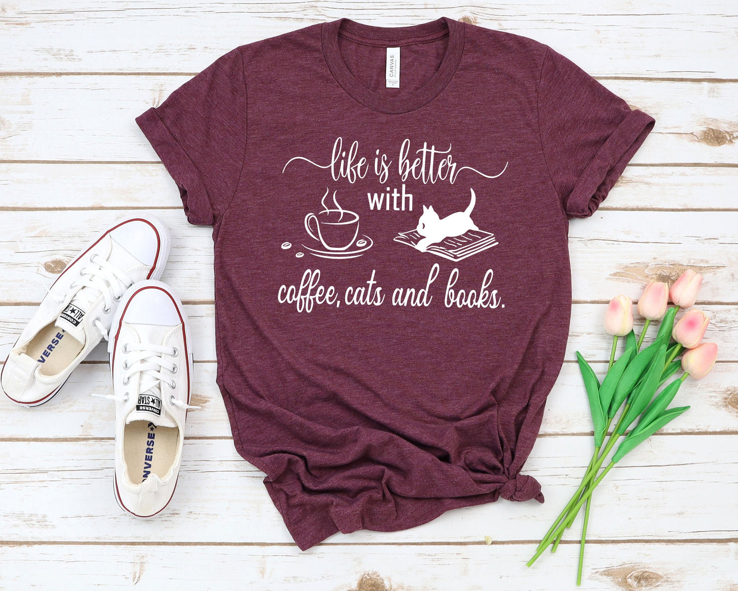Life Is Better Cats Tee V2