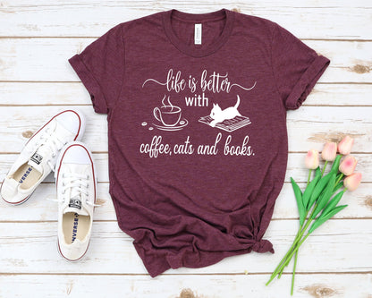 Life Is Better Cats Tee V2